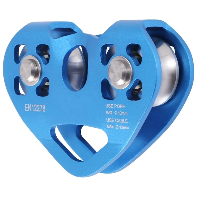 Poulie Coulissante En Acier En Forme De T - Capacité 245 Kg, Pour Canal De 4.8 Cm, Idéale Levage Lourd - 6