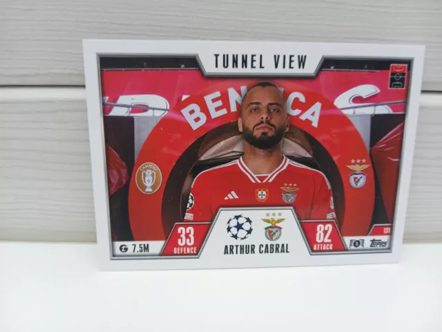 Topps Match Attax - 23/24 - Arthur Cabral - SL Benfica - Tunnel View