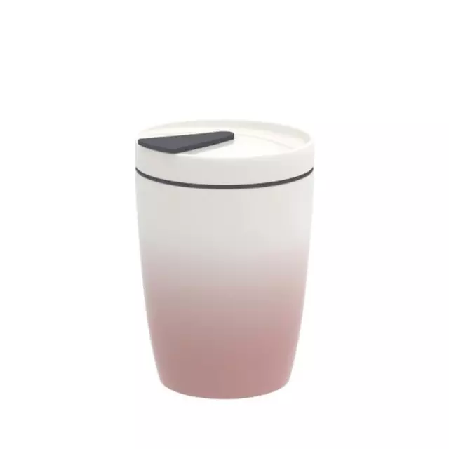 Villeroy & Boch Coffee To Go Mug (Rose/White) - 290mL