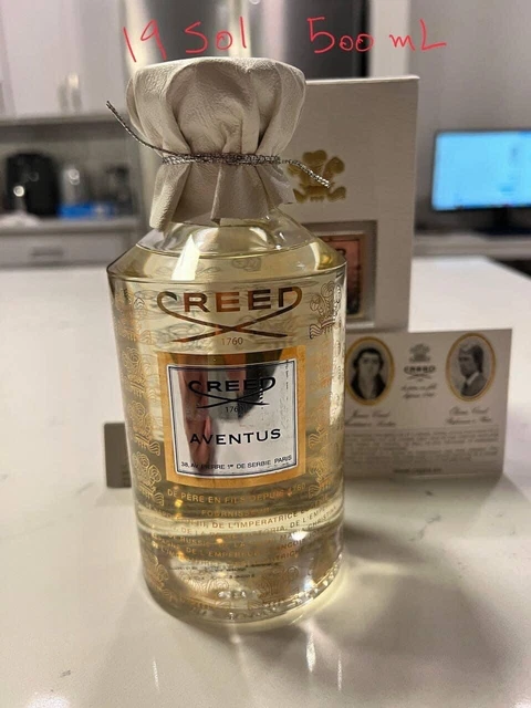 Creed Aventus 500 ml/17 oz lote 19S01 auténtico y rápido envío