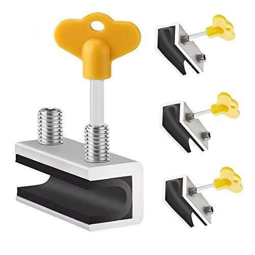 Window Locks Security 4 Sets 2022 Sliding Window Lock Aluminum With Key...