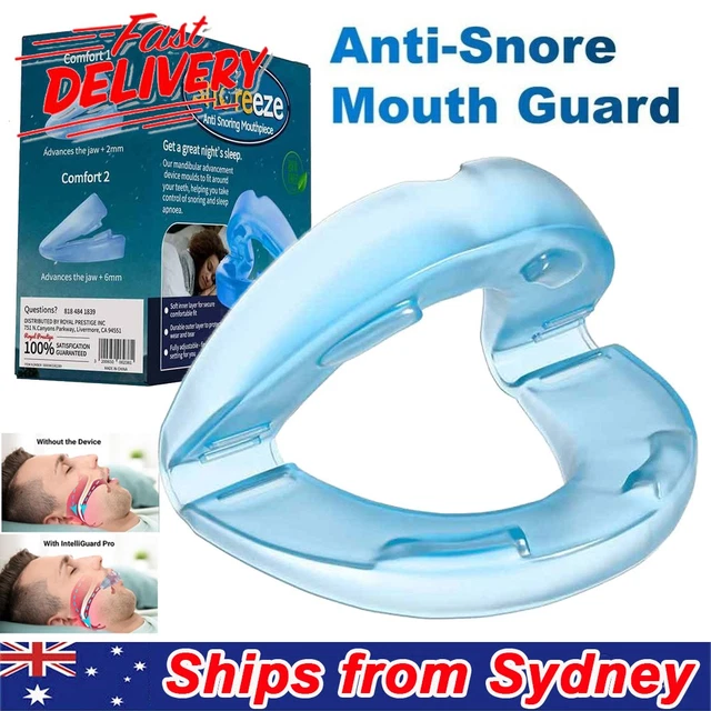 SNORING MOUTH GUARD Mouthpiece Anti Snore Sleep Aid Bruxism Apnea Teeth ...