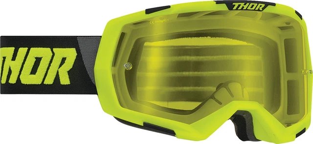 Thor MX Cross Regiment Occhiali Moto Giallo Neong Fluorescente Giallo