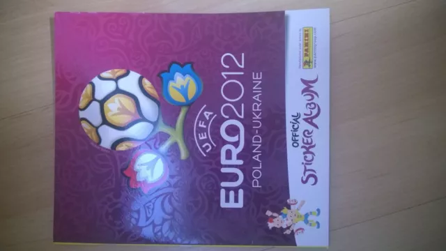 Panini EM 2012 Komplett 540 Sticker + Leeralbum + D1-D20, EURO,Fußball,Sticker