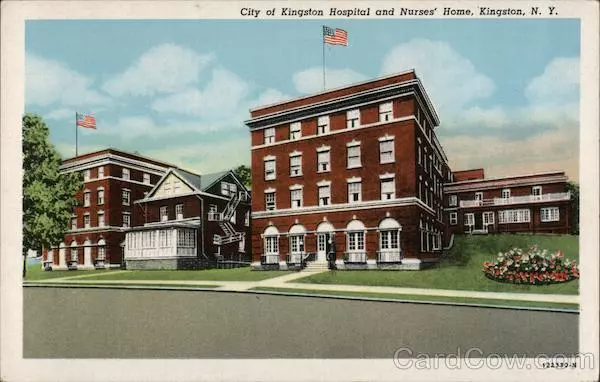 City of Kingston Hospital and Nurses' Home,NY Ulster County New York Postcard