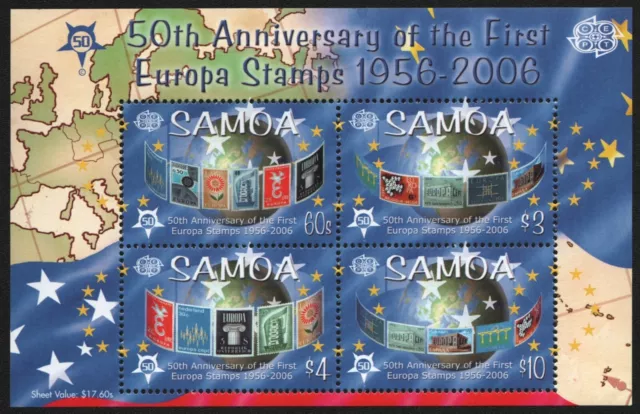 Samoa 2005 - Mi-Nr. Block 75 ** - MNH - 50 Jahre Europamarken