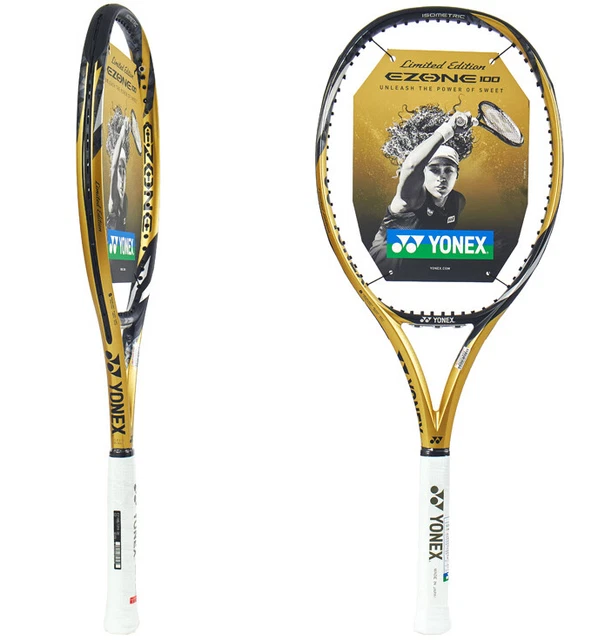 【新品・限定カラー】YONEX EZONE 100 GOLD イーゾーン100 Yonex Ezone 100 2020 LTD - Gold- Frame Only - Tennis Racquet
