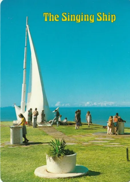 The Singing Ship - Emu Park Yeppoon, Capricorn Coast, Qld Australia Postcard.