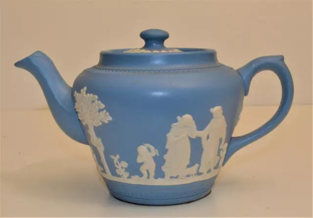 Vtg Dudson & Hanley England Blau Jasper Ware Griechische Muses Figuren 2 Tassen