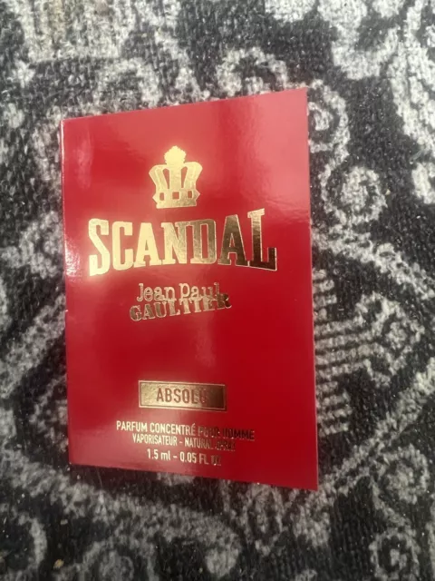 Scandal Absolu Jean Paul Gaultier Probe Parfum Concentre Pour Homme