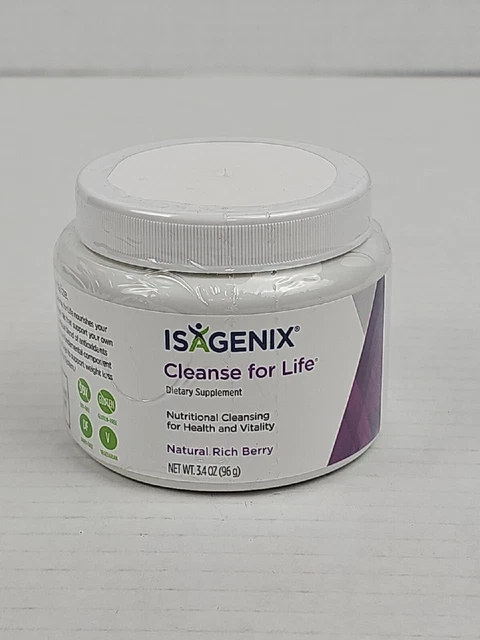 ISAGENIX Cleanse For Life Natural Rich Berry 02/2024 3,4 OZ/96 G