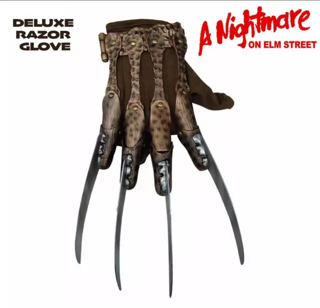 Licensed Deluxe Freddy Glove Nightmare Elm Street Halloween Costume Accessory