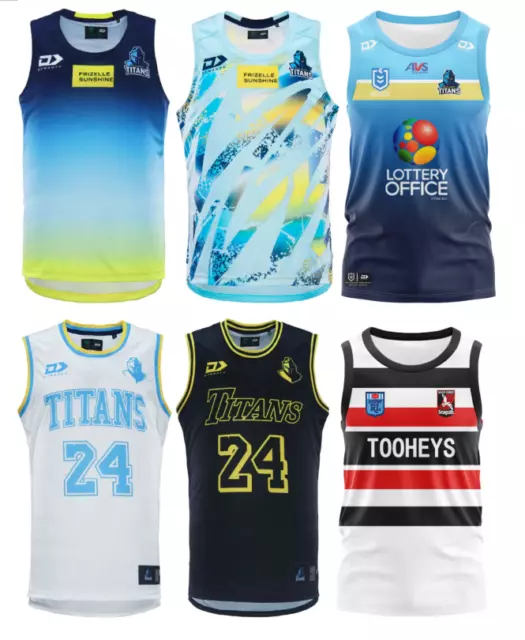 Gold Coast Titans Men's Rugby Training Tank NRL Top Jersey vest shirt NRL adult