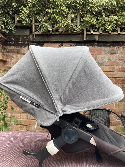 Bugaboo buffalo tailored fabric set deals grey melange