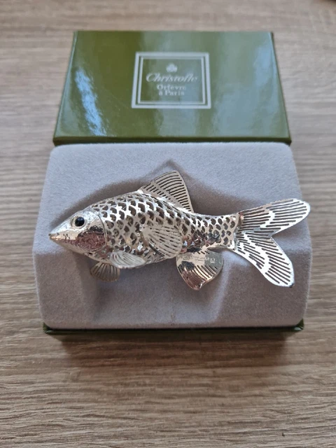Lot De 10 Fourchettes à Poisson Christofle - Modèle Boréal Art Déco, Métal Argenté, France