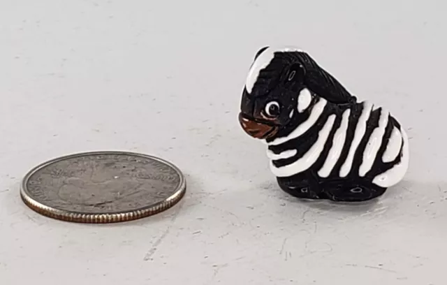 Peru Clay Baby Zebra Foal Miniature Figurine