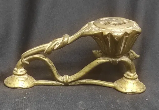 Antique Brass Indian Traditional Hindu Ritual Agarbatti/Candle Stand