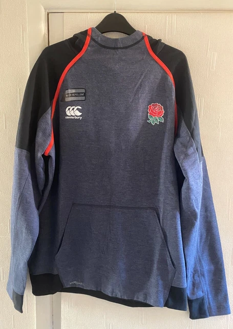 Training Sweatshirt Men Rugby Eng Vaposhield Hoody Size L Colour Grey Canterbury