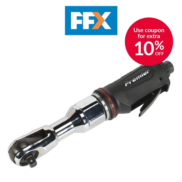 Sealey SA607 Air Ratchet Wrench 3/8inSq Drive Premier