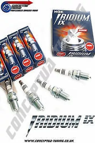 Set 4 NGK BKR7EIX (2667) Allumage Bougies Iridium HR7- Pour GC8 Impreza Sti EJ20