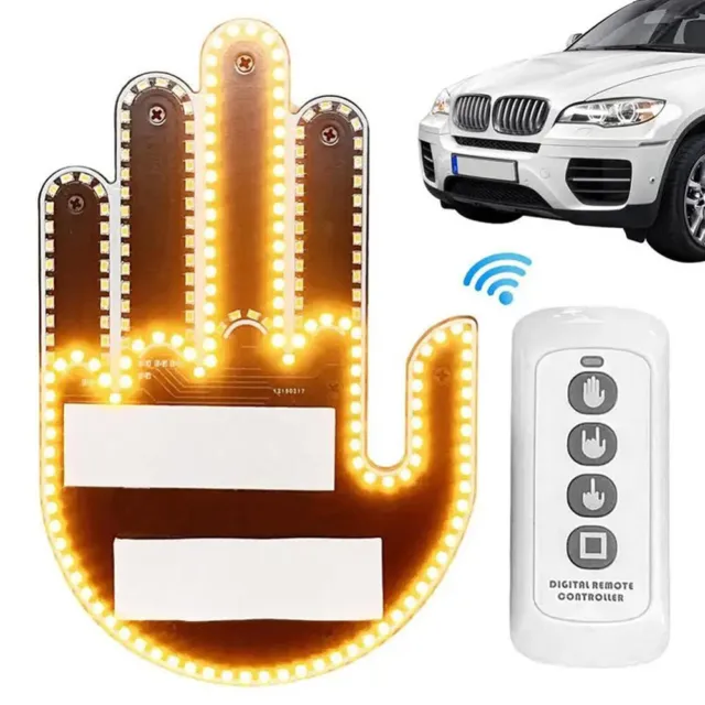  Car Accessories for Men, Fun Car Finger Light with