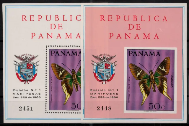 Panama; Schmetterlinge 1968 kpl. **  (34,-)