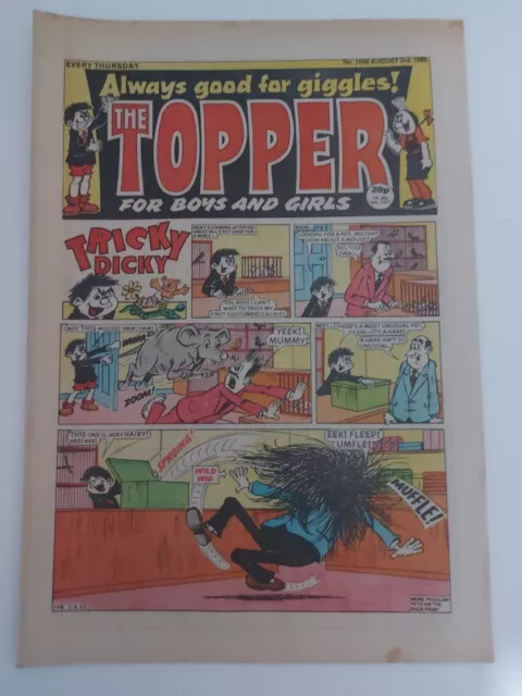Topper Comic #1696 vom 3. August 1985 sehr guter Zustand - kostenloser Versand