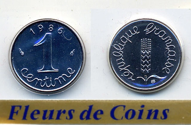 FRANCE pièce de 1 Centime Épi 1973