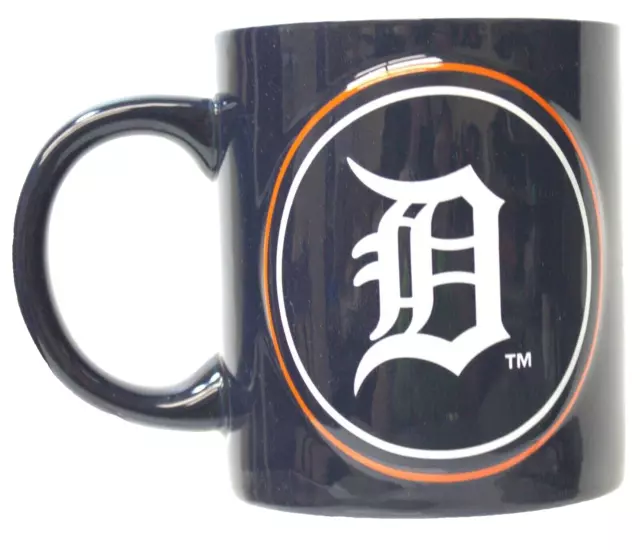 Detroit Tigers Navy Blue Warm Up Mug Mvp Authentic Mlb Baseball Team Logo New