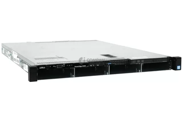 R330-4Lff Dell Poweredge R330 1X Intel Xeon E3-1230 V5 @ 3.40Ghz Ram 64Gb