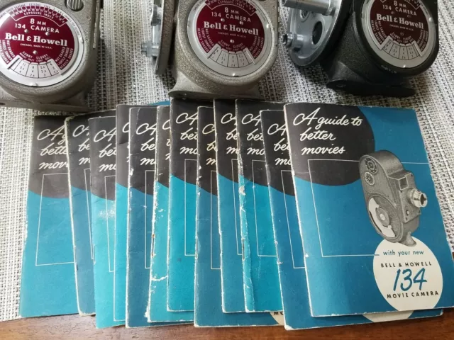 Bell & Howell 134 Movie Camera Instruction Manual Guide to Better Movies 8mm