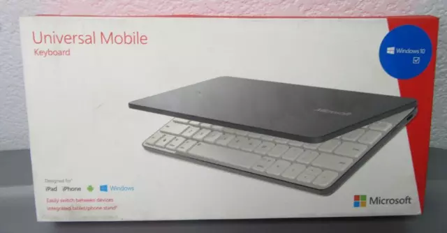 OPEN BOX Universal Mobile Wireless Microsoft Keyboard Model 1671