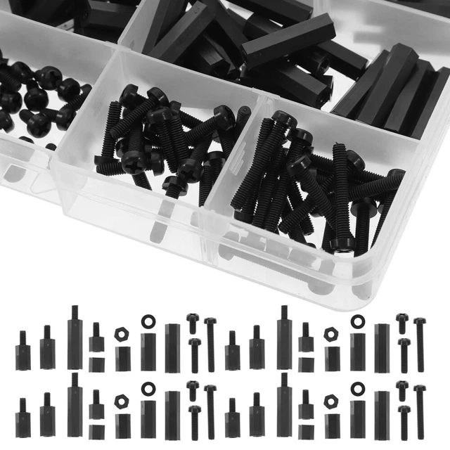 Set kit assortimento hardware viti in nylon