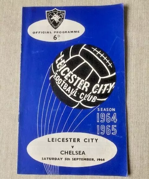 1964-65 Leicester City v Chelsea Div 1 Football Programme