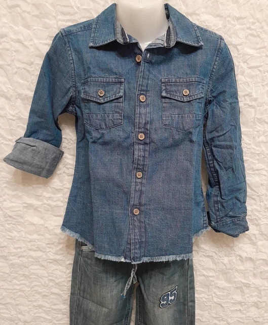 Chemise popover en denim - Bleu denim foncé - FEMME | H&M FR Chemise popover en denim - Bleu denim foncé - FEMME | H&M FR