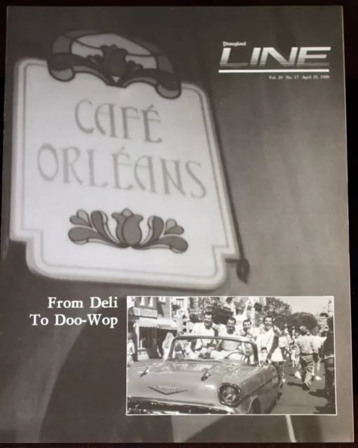 Disneyland Secretaries Café Orléans 1988 Dapper Dans New Orleans Square Disney