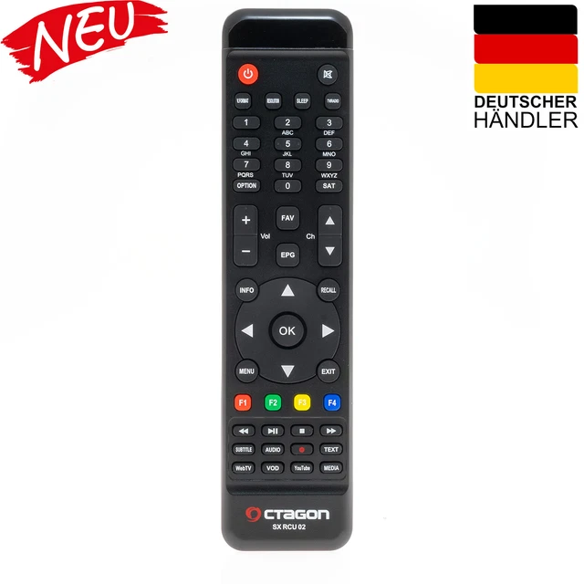 Telecomando RCU 03 per OCTAGON SX88 - SX88+ - SX888 e altri
