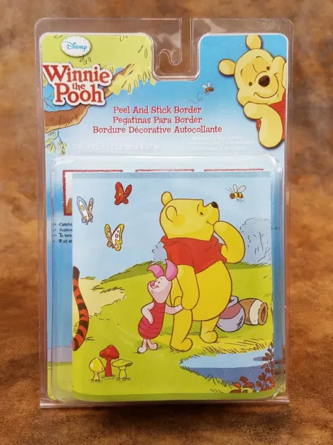 Winnie the Pooh & Friends Peel & Stick Border RMK1497BCS - Eeyore Tigger Piglet