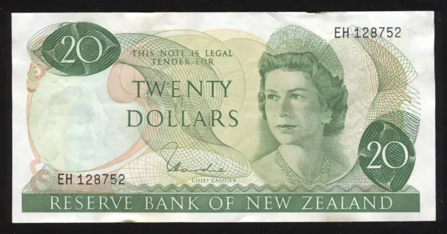 New Zealand - $20 - Hardie - EH128752 - Fine