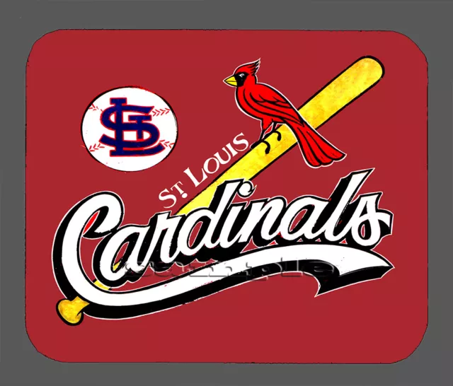 St Louis Cardinals Logo Art Mouse Pad Item#371