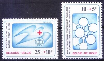 Red Cross & Crescent, Medicine, Peace Doves, Belgium 1981 MNH 2v