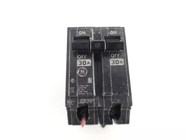 Used GE Circuit Breaker Type THQL 2130 30A 2 Pole 120/240V