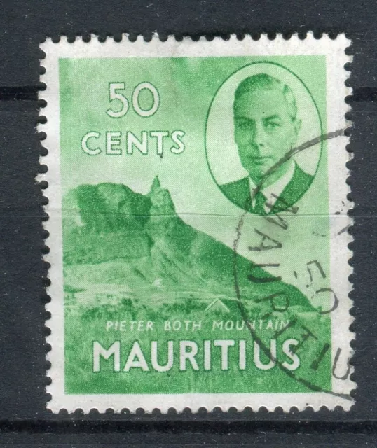 Mauritius- 3 used stamps, 50 cents-fauna-shell- Commonwealth Issue