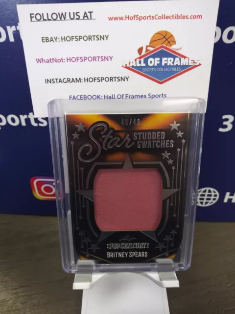2021 LEAF POP Century Superstar Swatches Britney Spears Jumbo