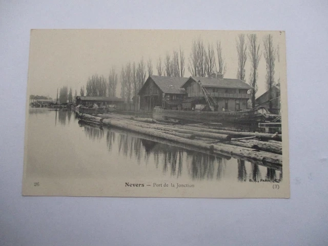 Cpa Nievre 58 Nevers Port De La Jonction