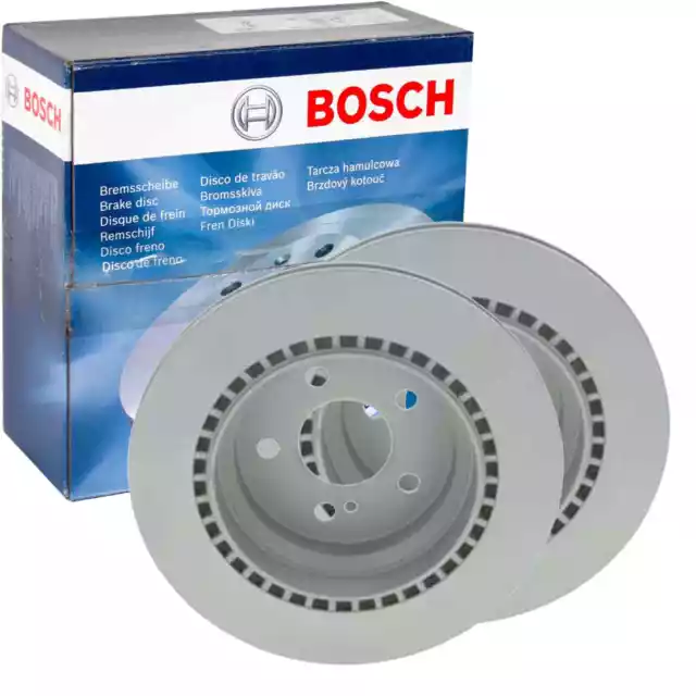 2X BOSCH Disques de Frein Ø300mm Arrière Pour Mercedes-Benz Classe E CLS