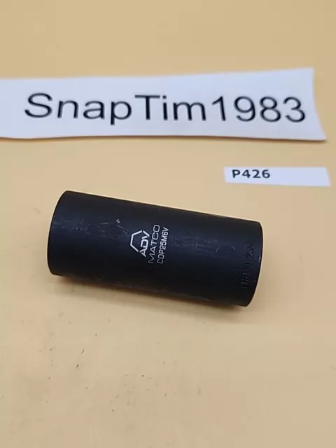 MATCO Tools "ADV" CDP25M6V, 1/2" DRIVE, 25MM. IMPACT SOCKET, 3.25" DEEP, 6 PT.