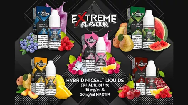 EXTREME FLAVOUR - Nikotinsalz Liquid 10ml | 10mg/ml Nikotin Fertigliquid