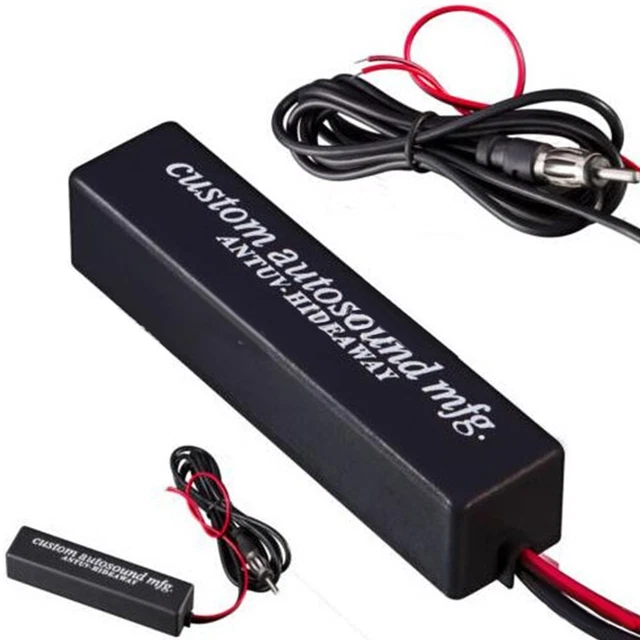 Antenna Radio Nascosta Per Auto - Amplificata AM/FM, Universale 12V - Foto 8