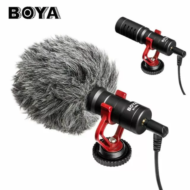 BOYA BY-MM1 Cardioid Shotgun Microphone MIC for DSLR Camera Smartphone Camcorder